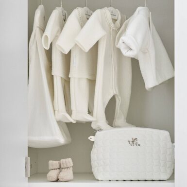 THEOPHILE& PATACHOU CARROUSEL TOILETTAS GEWATTEERD - WIT