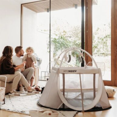 AEROMOOV INSTANT TRAVEL COT WHITE SAND SPEELBOOG - BEIGE