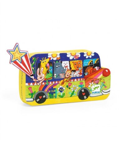 DJECO PUZZEL REGENBOOGBUS 16 STUKKEN