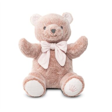 FIRST ZOE TEDDY BEAR PINK 40CM - ROZE