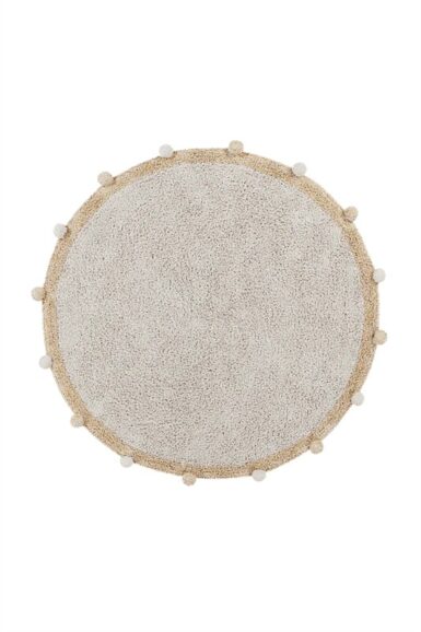 LORENA CANALS MACHINEWASBAAR TAPIJT BUBBLY NATURAL-HONEY 120CM - BEIGE