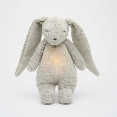 MOONIE THE HUMMING BUNNY GRAY NATUR - GRIJS