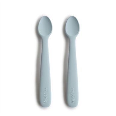 MUSHIE BABY SPOON POWDER BLUE/POWDER BLUE - BLAUW