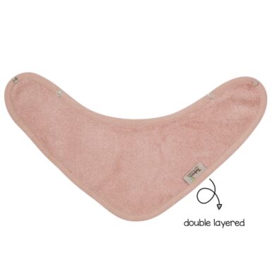 TIMBOO BANDANA DOUBLED 36X20 MISTY ROSE - ROZE