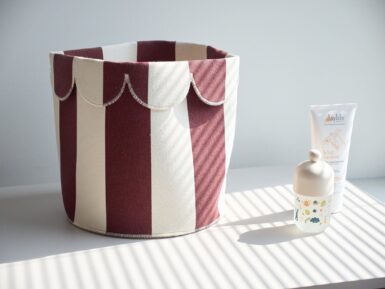 CHILDHOME MANDJE 20X25CM BISCUIT DREAMS BORDEAUX