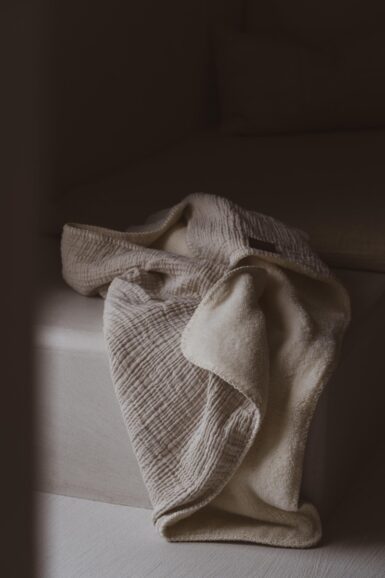 QUAX TEDDY WIEGDEKEN NATURAL COLLECTION CLAY