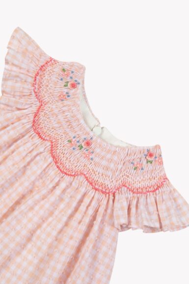 TARTINE ET CHOCOLAT KLEEDJE VICHY ROZE