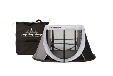 AEROMOOV INSTANT TRAVEL COT- GREY ROCK - GRIJS