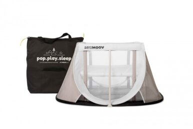 AEROMOOV INSTANT TRAVEL COT- WHITE SAND - WIT