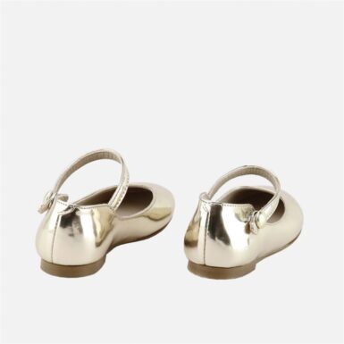 ELI BALLERINA MET RIEMPJE - GOUD
