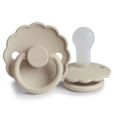 FRIGG DAISY FOPSPEEN SILICONE 6-18MND SANDSTONE - WIT