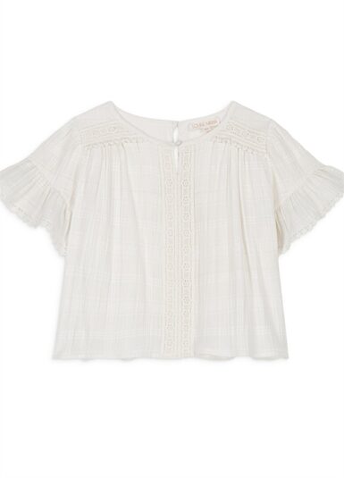 LOUISE MISHA BLOUSE FELIZA SNOW - BEIGE