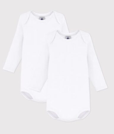 PETIT BATEAU SET VAN 2 BODY'S MET LANGE MOUWEN