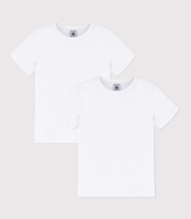 PETIT BATEAU SET VAN 2 T-SHIRTS KORTE MOUWEN