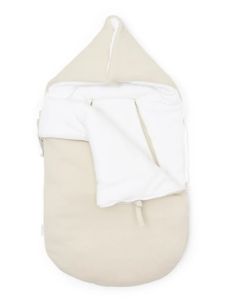 POETREE VOETENZAK 3/5 PUNTSGORDELS LITTLE VOYAGER - BEIGE