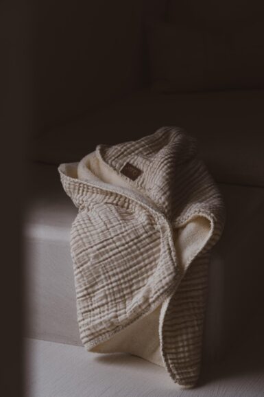 QUAX TEDDY WIEGDEKEN NATURAL COLLECTION STRIPES