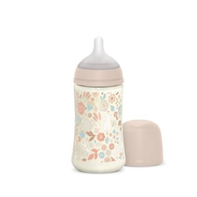 SUAVINEX ZUIGFLEX 270ML WONDERLAND SPEEN ROZE