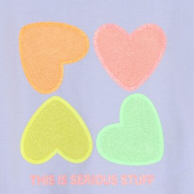 BILLIEBLUSH T-SHIRT THIS IS SERIOUS STUFF ANGEL BLUE