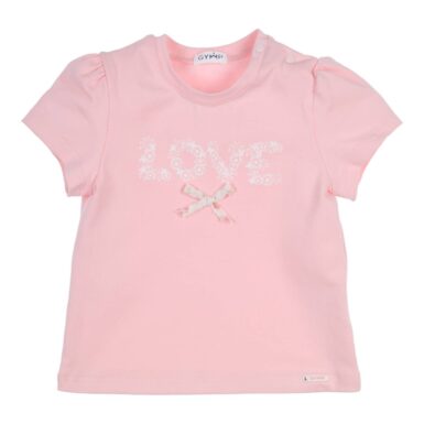GYMP T-SHIRT AEROBIC LOVE PINK