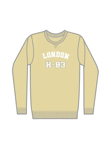HACKETT SWEATER PASTEL YELLOW - GEEL