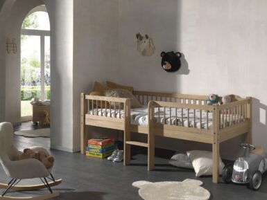 JAXX FORREST OAK MID SLEEPER MET LADDER 90X200CM