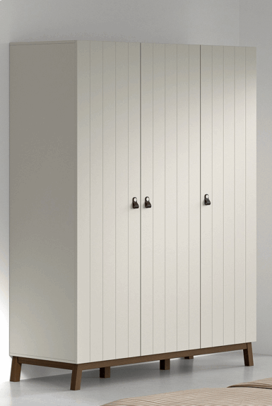 JAXX SEZANE 3 DEURSKAST CLAY/WALNOOT