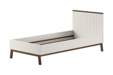 JAXX SEZANE BED 90X200 CLAY/WALNOOT