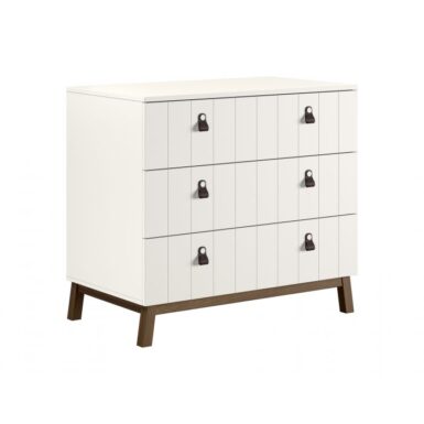 JAXX SEZANE COMMODE 3 LADEN CLAY/WALNOOT