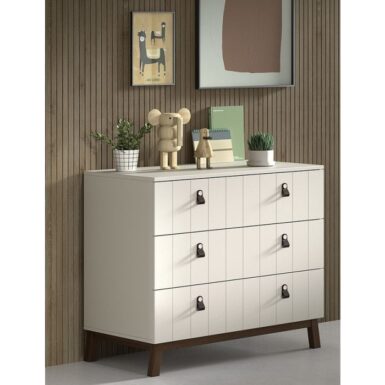 JAXX SEZANE COMMODE 3 LADEN CLAY/WALNOOT