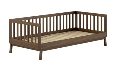 JAXX SEZANE KAJUITBED 90X200CM WALNOOT