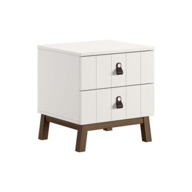 JAXX SEZANE NACHTTAFEL CLAY/WALNOOT