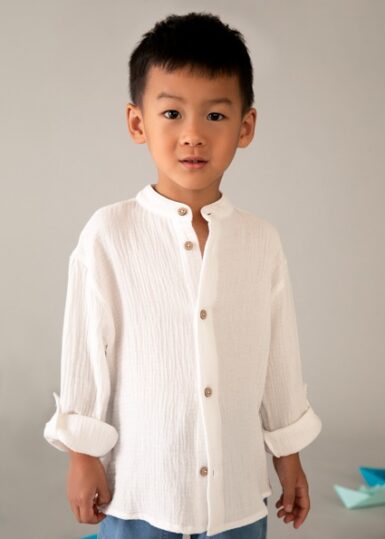 MAYORAL HEMD TETRA - OFF WHITE