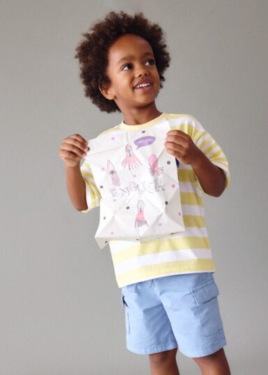 MAYORAL SHORT MET ZAKKEN BLAUW