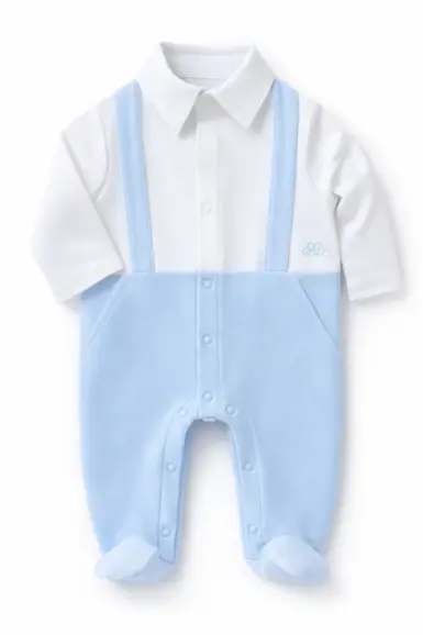NATINI KRUIPPAKJE THEO - WIT/BLAUW