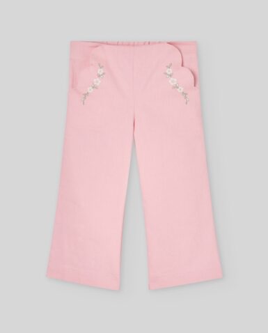PAZ BROEK WIDE LEG FRESCURA - ROZE