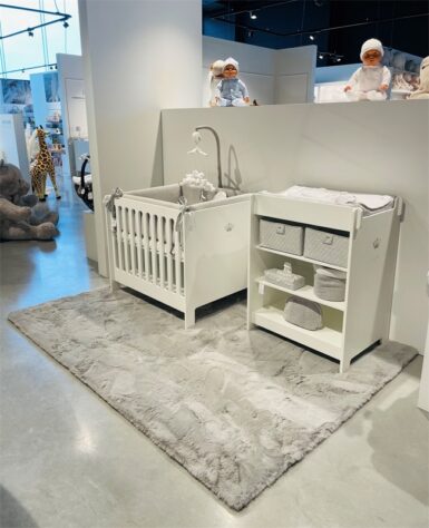 BABYCOMPANY TAPIJT SOFT SILVER 160X230 - GRIJS