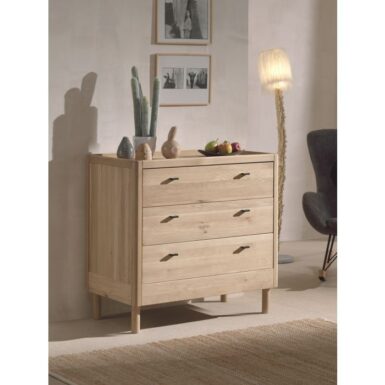 JAXX FORREST OAK COMMODE 3 LADEN