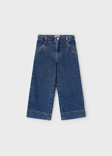 MAYORAL WIDE LEG JEANS - BLAUW