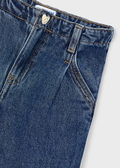 MAYORAL WIDE LEG JEANS - BLAUW