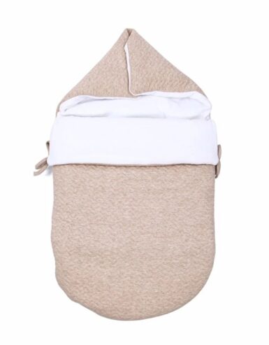 POETREE VOETENZAK 5 PUNTS GORDEL CHEVRON LIGHT CAMEL - BRUIN