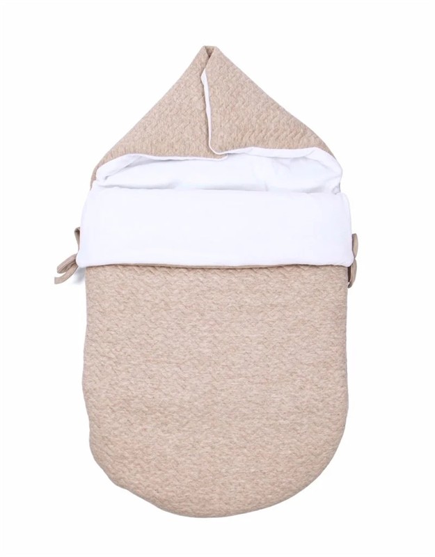 POETREE VOETENZAK 5 PUNTS GORDEL CHEVRON LIGHT CAMEL - BRUIN