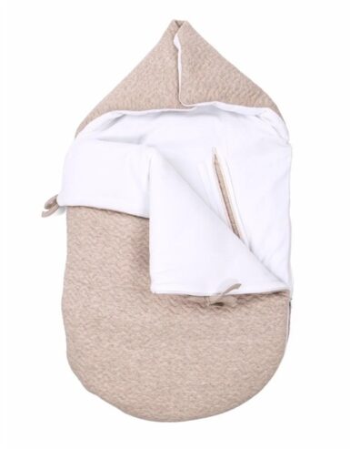POETREE VOETENZAK 5 PUNTS GORDEL CHEVRON LIGHT CAMEL - BRUIN
