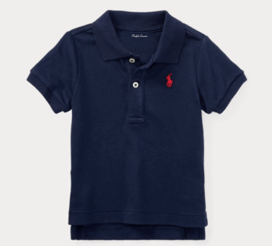 RALPH LAUREN POLO ZACHT KATOENEN MARINE