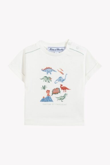 TARTINE ET CHOCOLAT T-SHIRT MET DINOSAURUSSEN