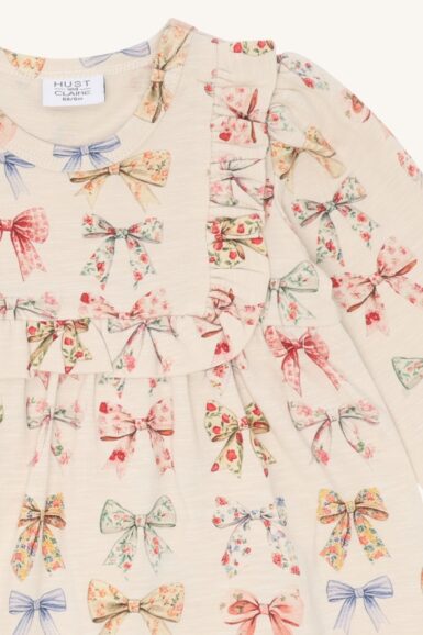 HUST & CLAIRE KLEEDJE BIG BOWS