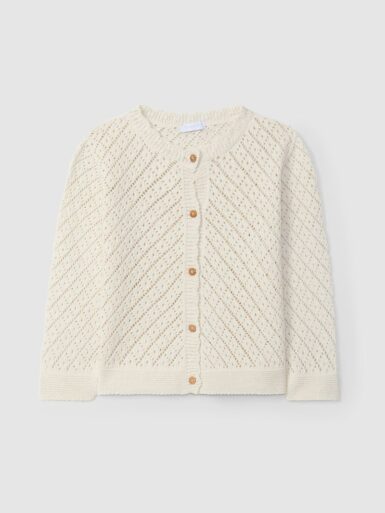 LARANJINHA GILET BEIGE TRICOT