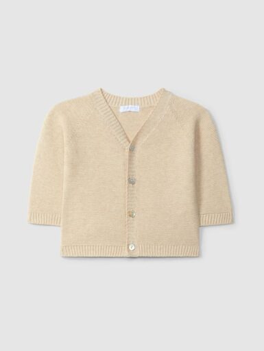 LARANJINHA GILET GEBREID BEIGE