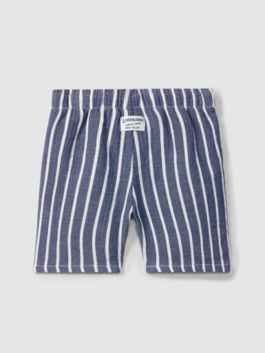 LARANJINHA SHORT STRIPES AZUR