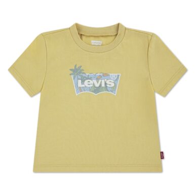 LEVI'S T-SHIRT RAFFIA - GEEL