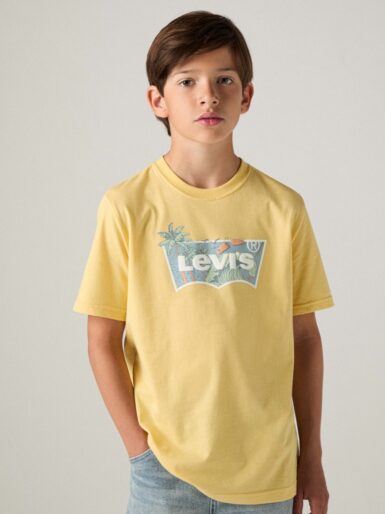 LEVI'S T-SHIRT RAFFIA - GEEL